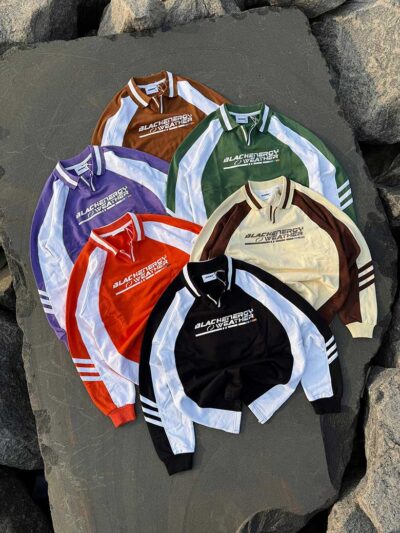 oversized full sleeve collar t shirt – cut & sew streetwear